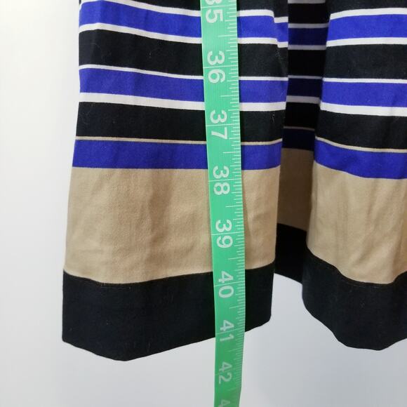 Calvin Klein Stripes Fit & Flare Dress - Picture 7 of 10